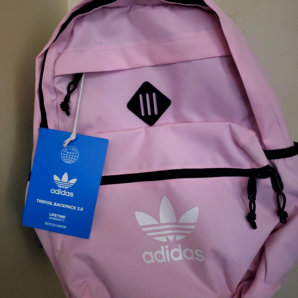 Adidas trefoil backpack 2.0 pink and white BNWT